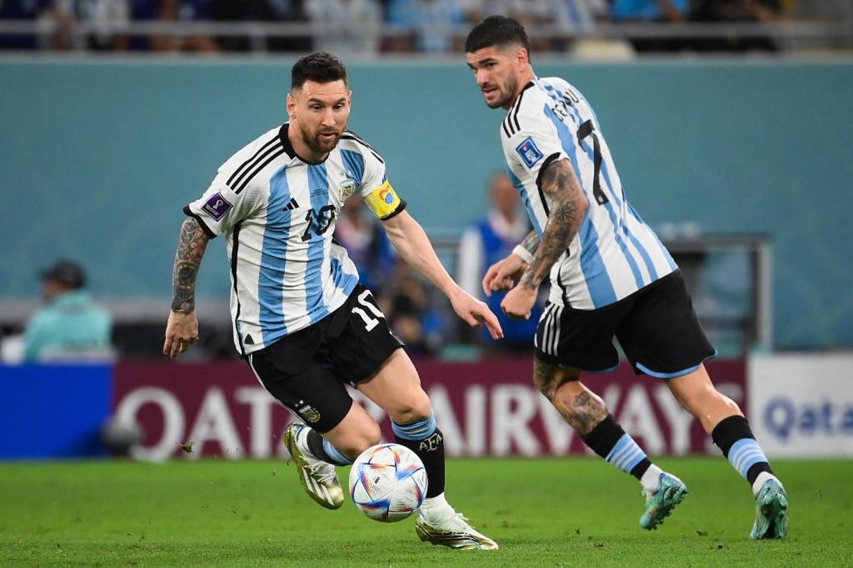 “Dale, está bien”, le respondió Lionel Messi a Rodrigo de Paul.