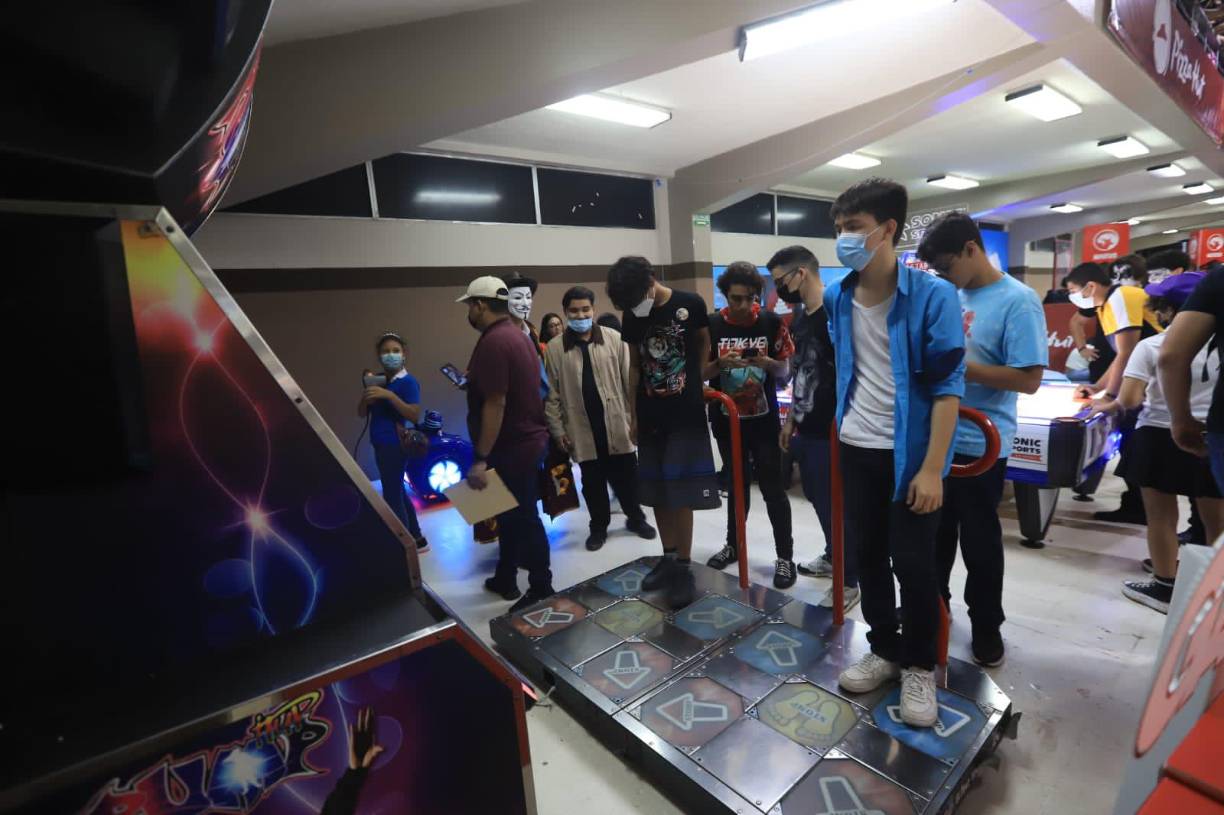 Los videojuegos fueron parte del entretenimiento con el que contó el evento.