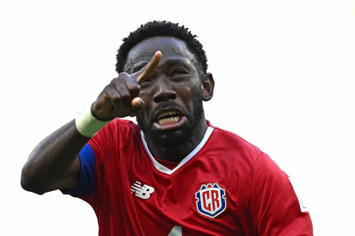 Keysher Fuller no pudo contener la emoción tras su golazo que le dio la victoria a Costa Rica.