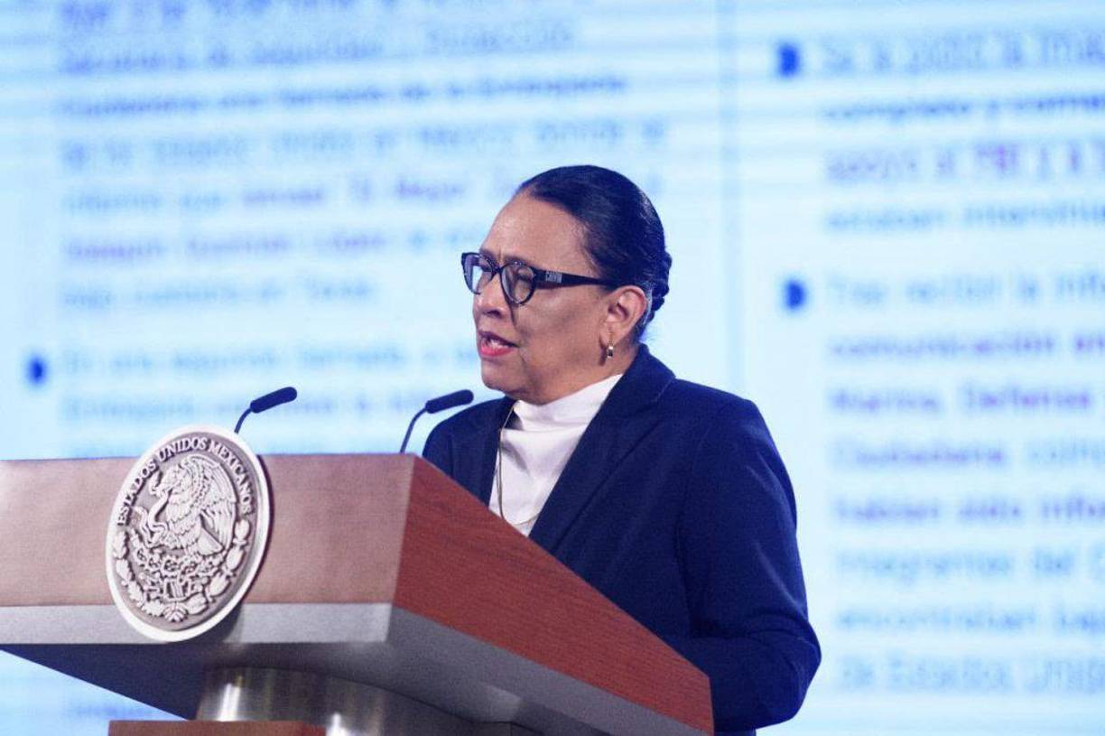 Rosa Icela Rodríguez, secretaria de Seguridad y Protección Ciudadana (SSPC), confirmó que la primera llamada que recibieron de la embajada de Estados Unidos en la que les notificaban que los dos narcotraficantes estaban bajo custodia, fue a las 3:30 pm del jueves 25 de julio.