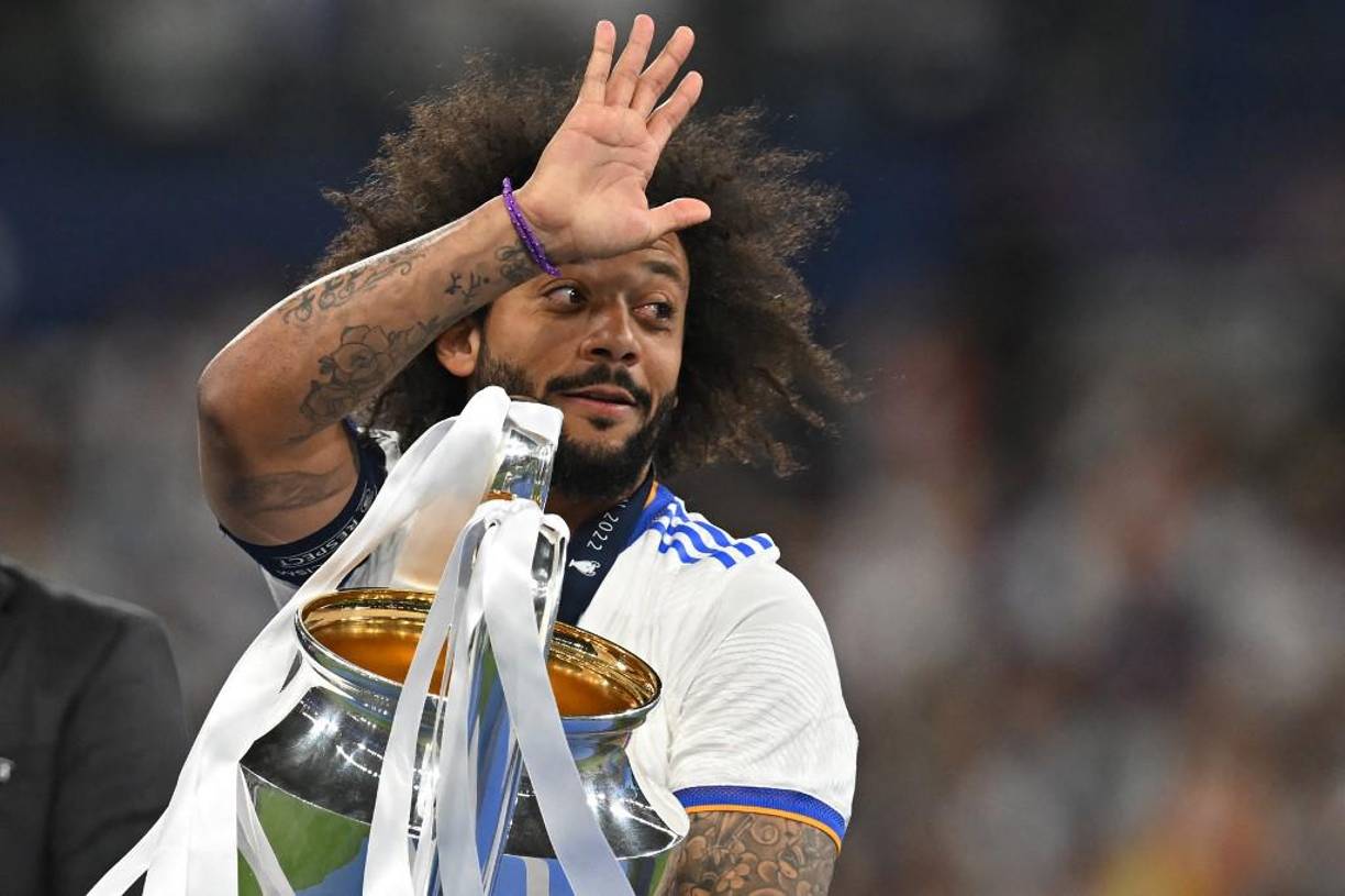 El lateral brasileño Marcelo se despide del Real Madrid ganando su 5ta Champions League.