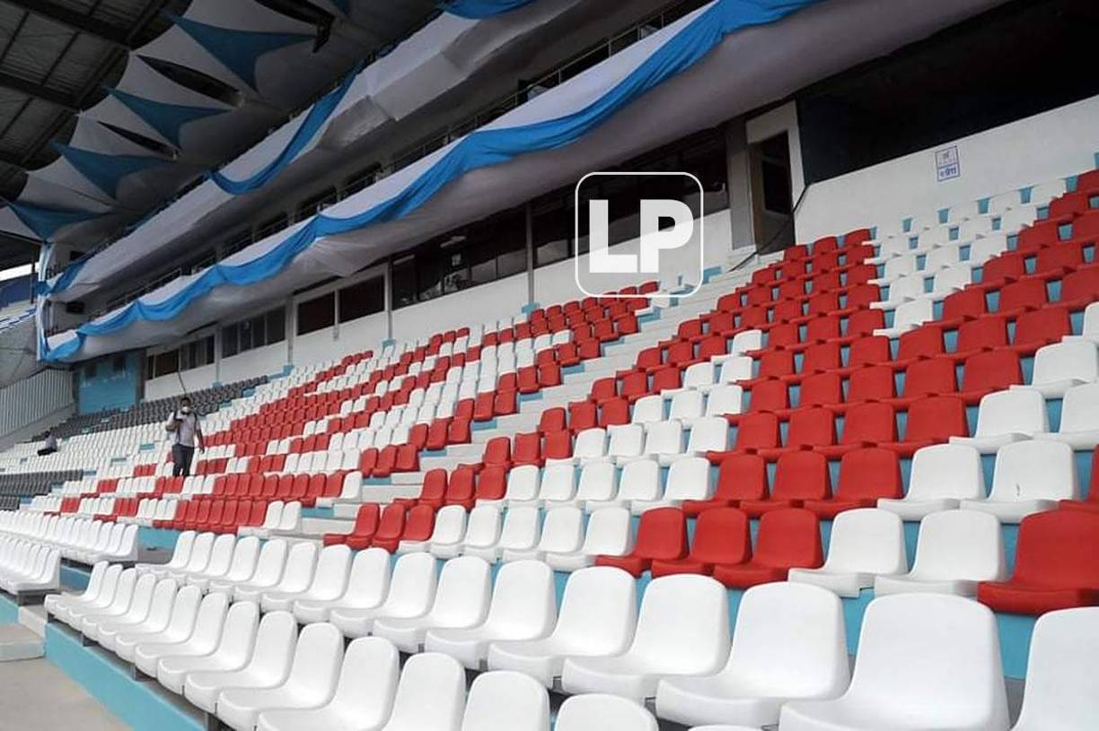 Las nuevas butacas en el sector de silla fueron una donación del gobierno de Taiwán.