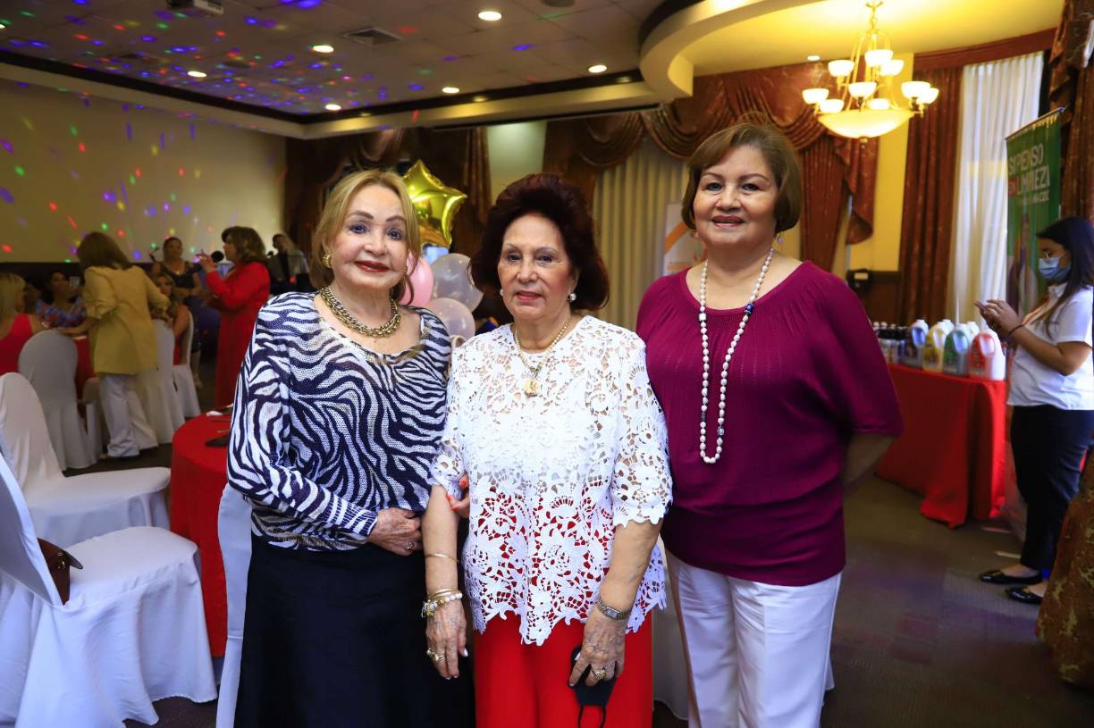 Vilma Rosales, Alba Luz Rogel y Reina de López