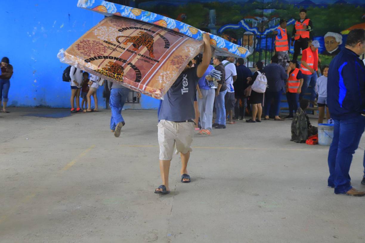 Hasta el momento se desconoce cuántas personas son las afectadas por la tormenta Sara en San Pedro Sula.