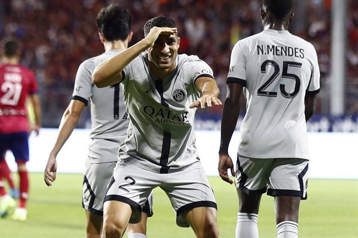 El segundo del partido, Hakimi aparecía en un contragolpe letal iniciado por Neymar a los 26 minutos del primer tiempo.