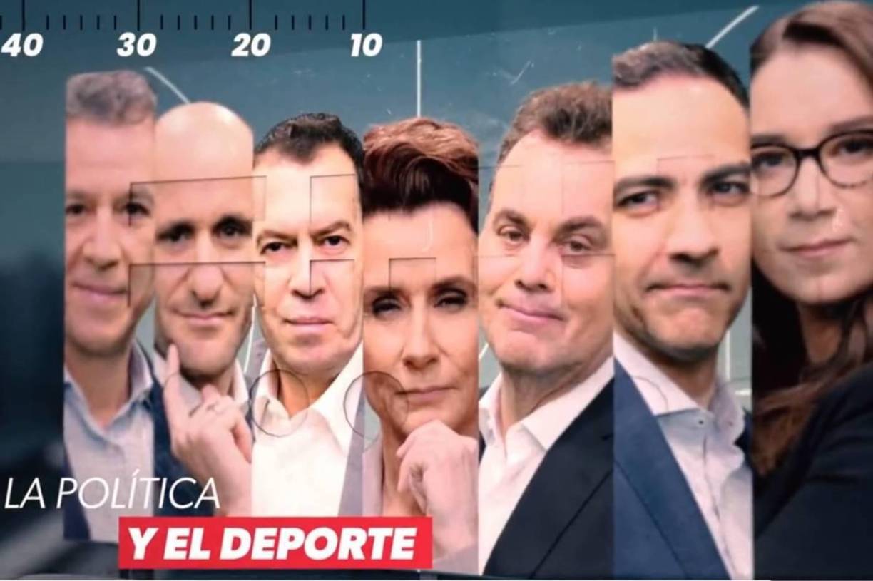 David Faitelson (ESPN), André Marín (Fox Sports), Javier Alarcón (Imagen TV), Alberto Lati (Claro Sports y Fox Sports), Alejandro De La Rosa (TUDN) y Majo González (TNT Sports México), serán los que estarán en el nuevo programa de Televisa.