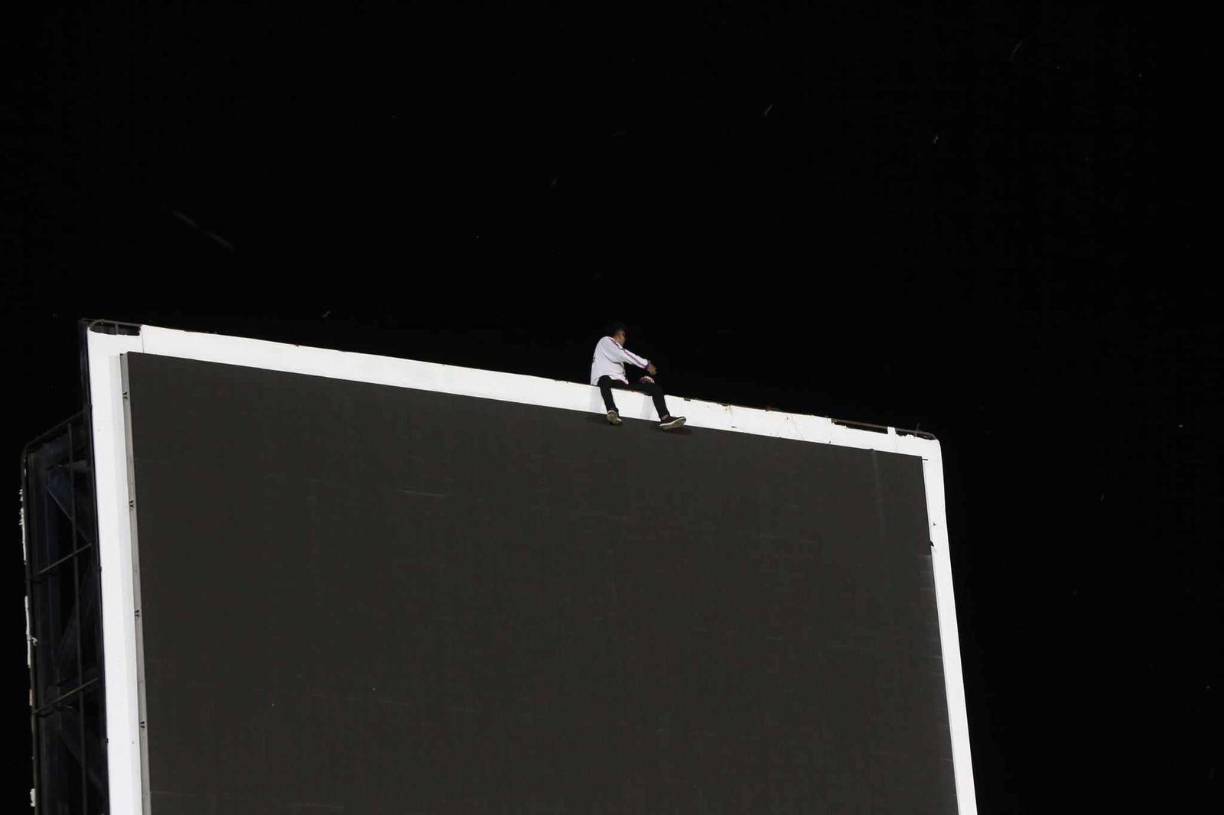 Las cámaras de Grupo OPSA captaron al arriesgado aficionado. 