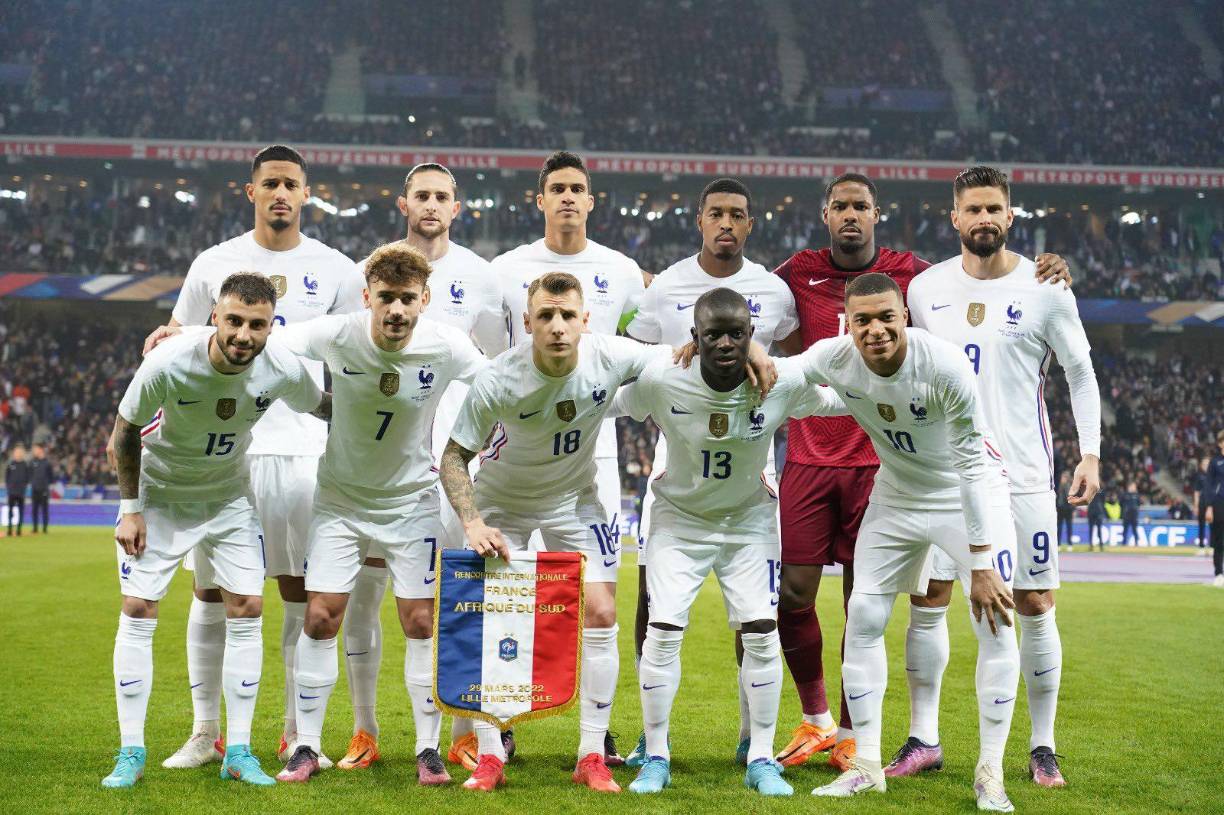 Francia: El vigente campeón del mundo aseguró su boleto a Qatar tras ganar el Grupo D de las eliminatorias europeas. Les Bleus irán por la tercer Mundial de su historia.