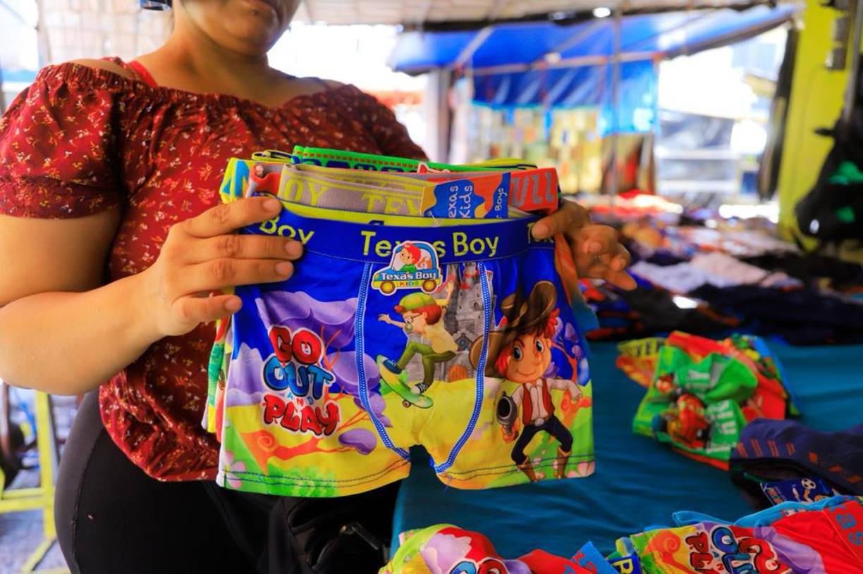 Ropa interior para niños.