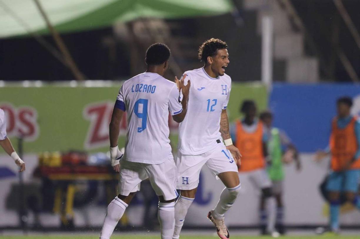 David Ruiz marcó el gol del empate de la Selección de Honduras y así lo gritó.
