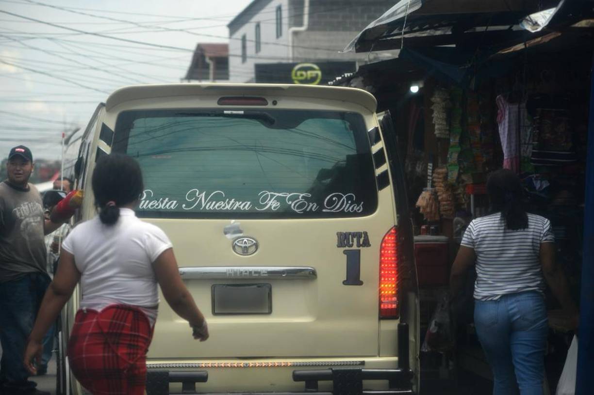 “Puesta nuestra fe en Dios”, dice esta unidad de la Ruta 1.