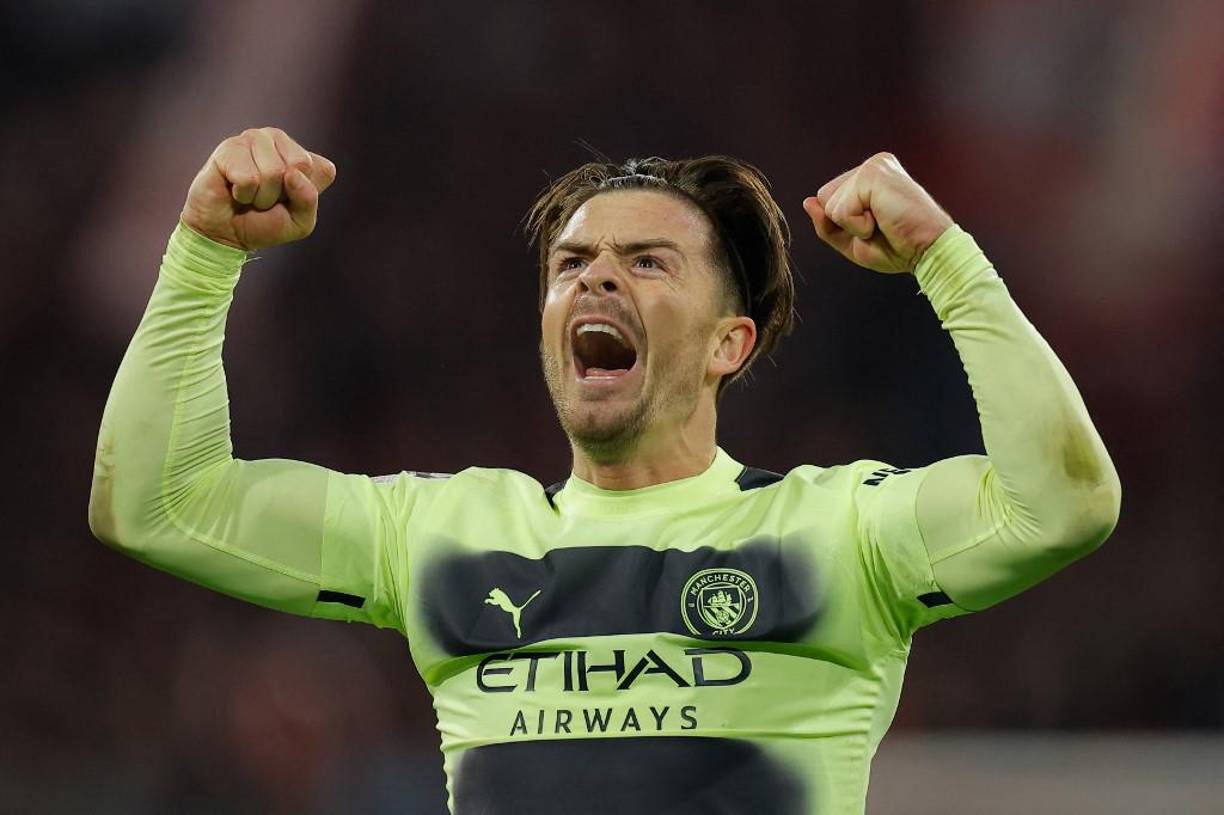 Grealish festejó a lo grande el gol que le dio la tranquilidad al Manchester City.