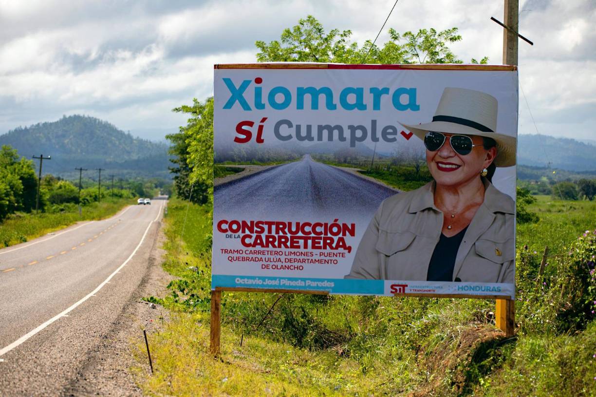 Se dio a conocer que es la primera vez que un presidente visita está comunidad ubicada en el departamento de Olancho.