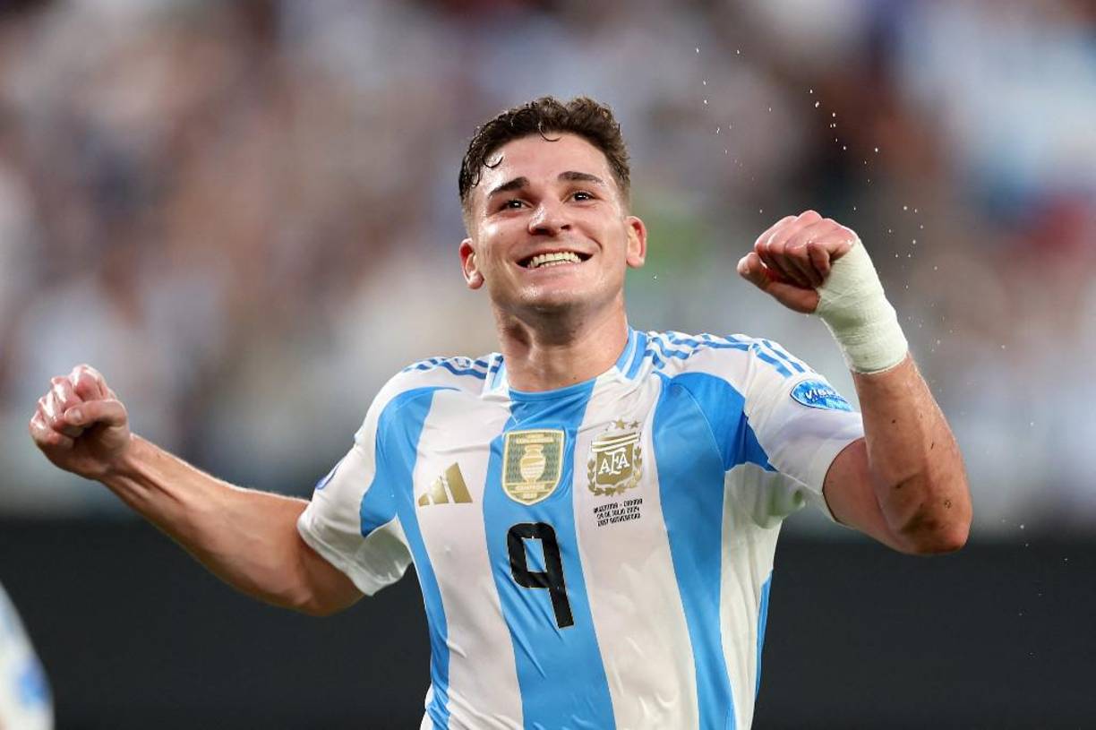 Julián Álvarez: Es el elegido para ser el centrodelantero de Argentina para la final de Copa América 2024.