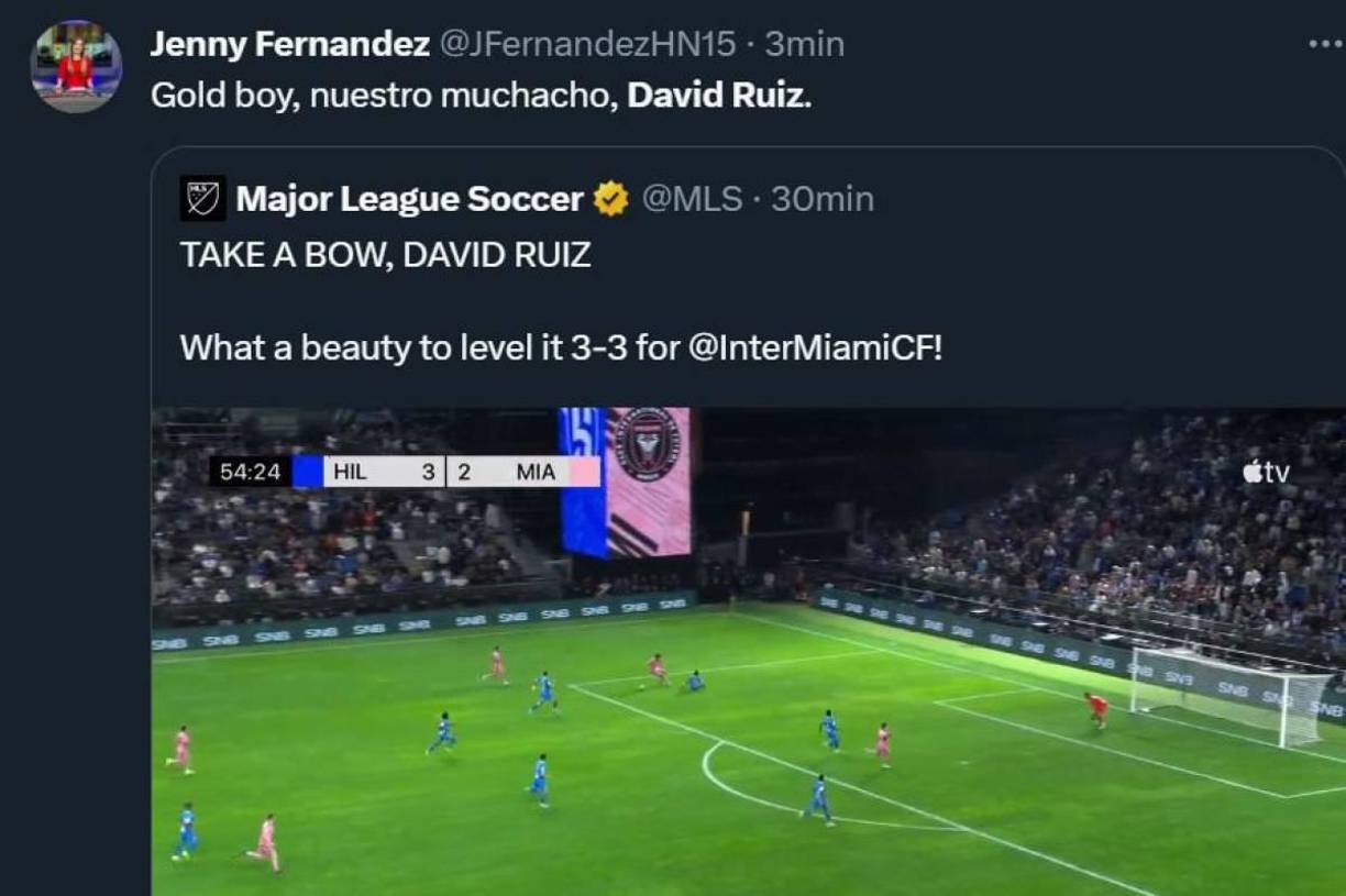 Jenny Fernández, periodista de DIARIO DIEZ: “Gold Boy, nuestro muchacho, David Ruiz”.