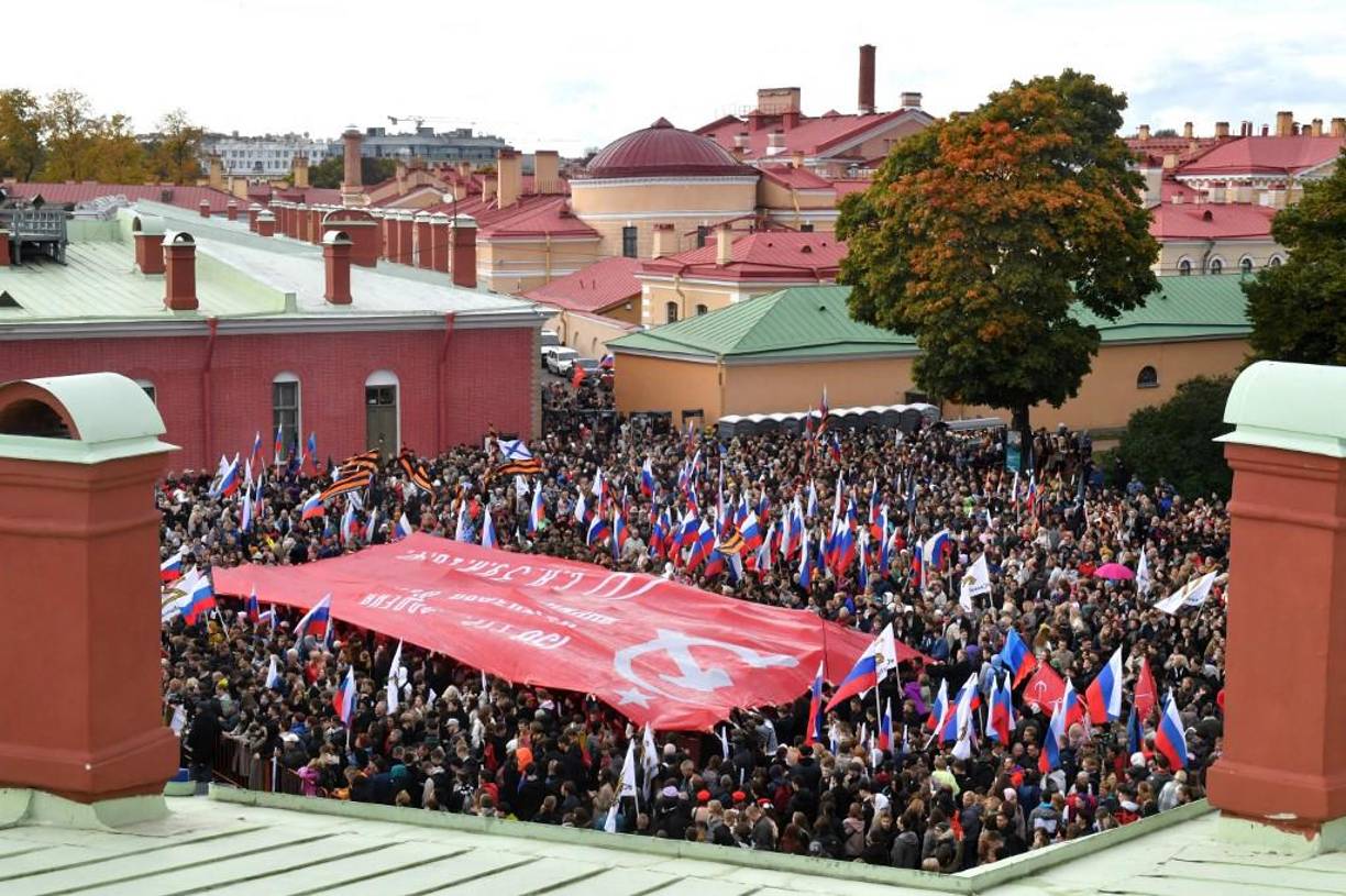 Los referendos recuerdan lo ocurrido en 2014 en la península de Crimea, anexada a Rusia después de un voto considerado fraudulento por las capitales occidentales.