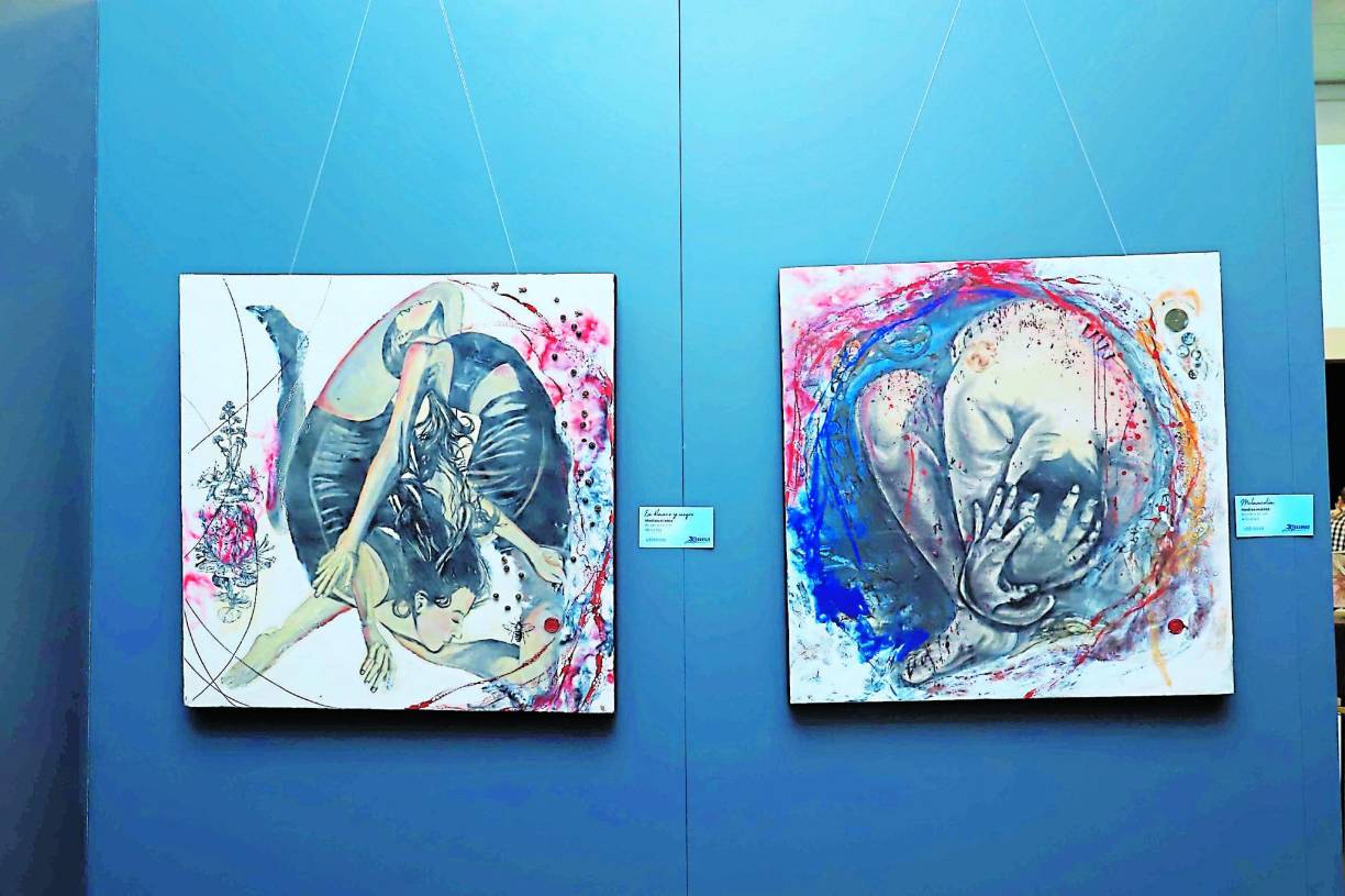 Algunas de las obras maestras presentadas por la artista nacional.