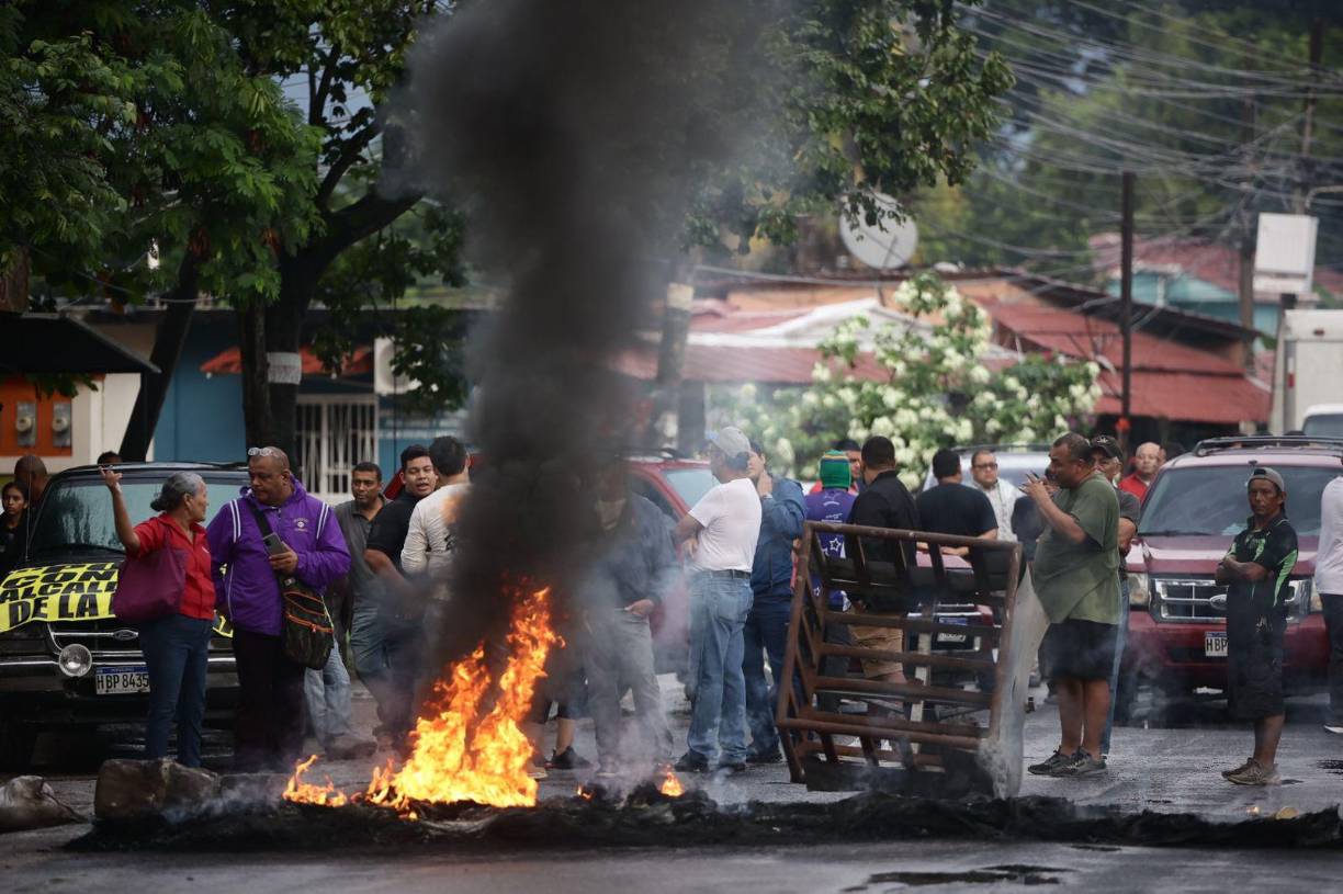 La intención inicial era tomarse el bulevar del norte; sin embargo, la Policía lo impidió. 