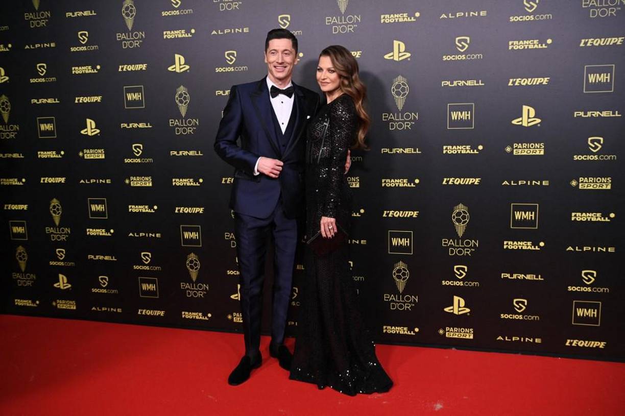 Anna Lewandowska, esposa de Robert Lewandowski, es la chica que muchos aseguran opacó a Antonela Rouccuzzo en la alfombra roja.