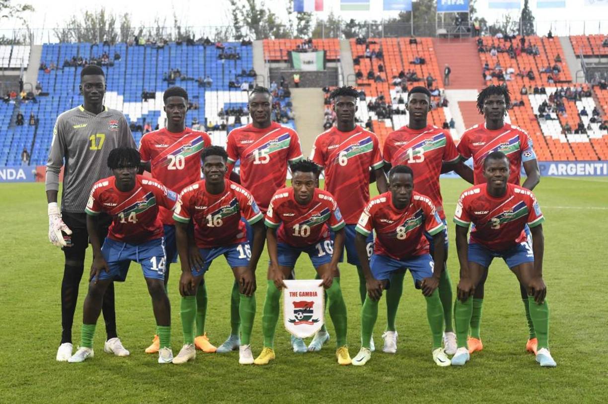 Este fue el 11 titular de Gambia en su debut en el Mundial Sub-20 de Argentina.