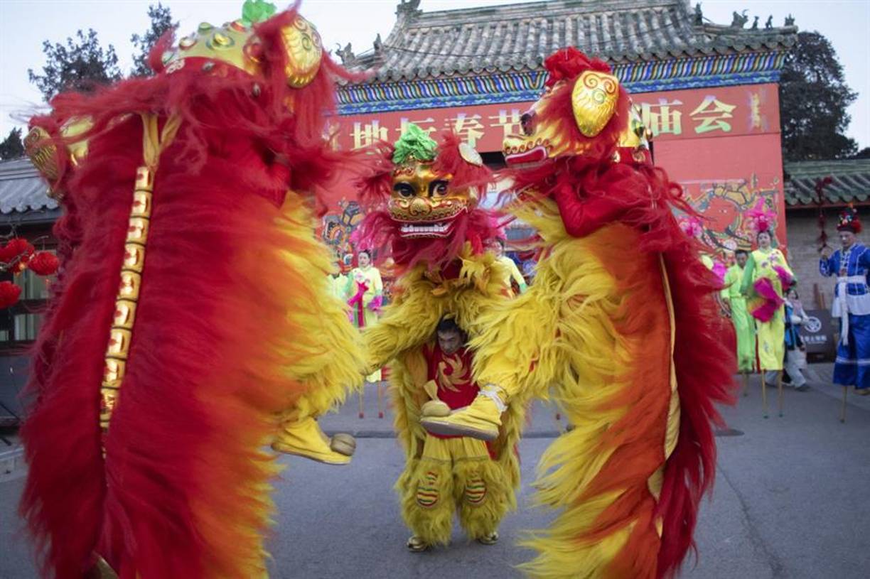 Las grandes ciudades chinas realizaron varias celebraciones para el Año Nuevo Lunar.