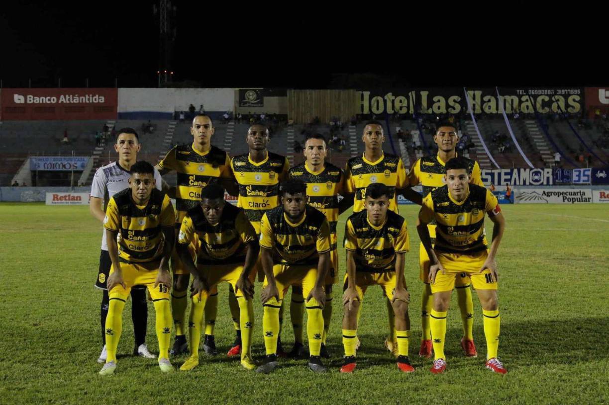 El once titular de Real España para disputar la jornada 10 ante Victoria en el Estadio Ceibeño. 