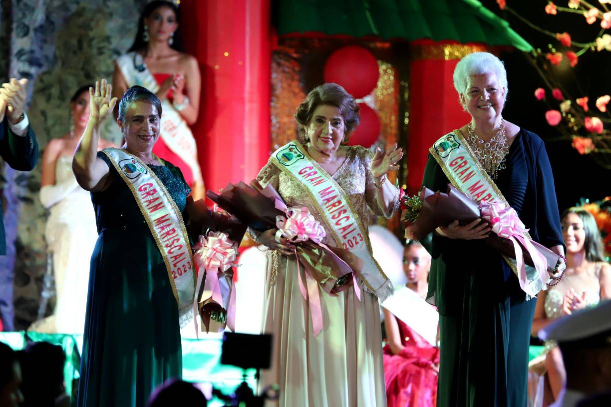 Las tres mariscales del carnaval 2023.