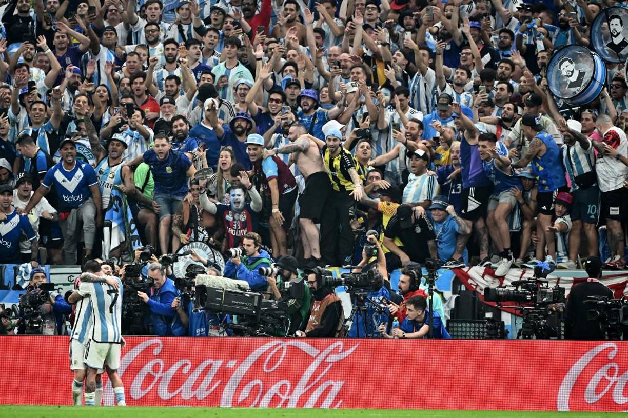 Los argentinos se desataron luego de la clasificación a la final.