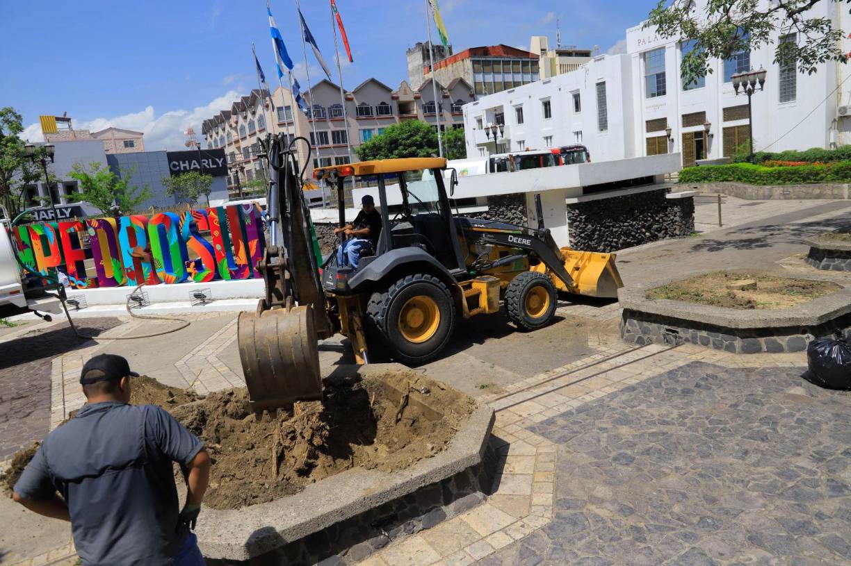 El Parque Central de San Pedro Sula permanecerá cerrado por 45 días porque la alcaldía lo remodelará.