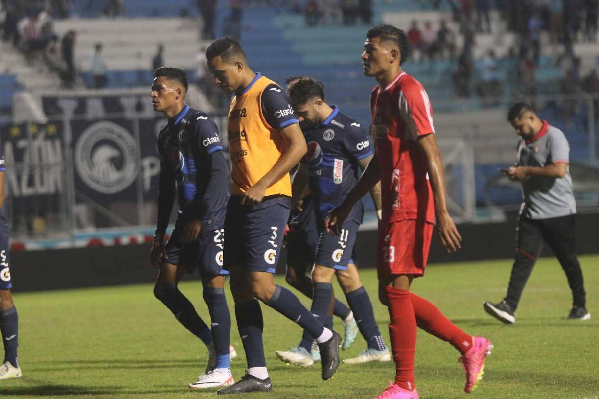 Frustración en Motagua, bronca de Auzmendi y Rueda sorprende