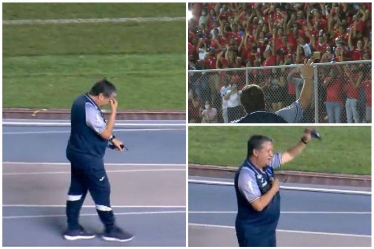 Hernán ‘Bolillo’ Gómez salió a la cancha y se encontró con un Rommel Fernández llenó y lloró con los aplausos de toda la afición panameña.