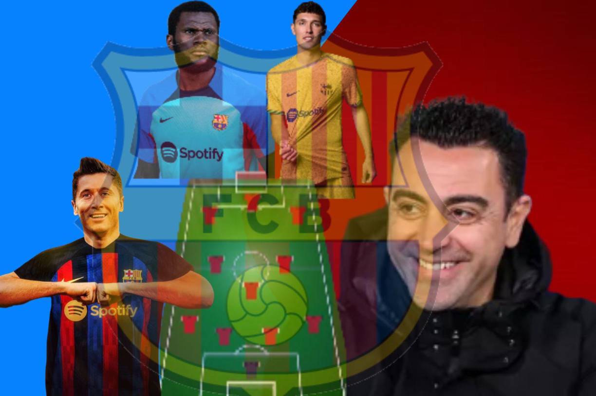 El Barcelona buscará arrasar en esta temporada 2022-2023 y con la llegada de Robert Lewandowski así sería en equipazo de Xavi Hernández.