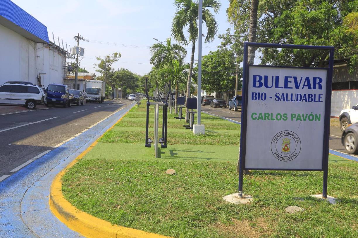 En el barrio Paz Barahona el bulevar luce limpio pero aún así no es utilizado para ejercitarse.