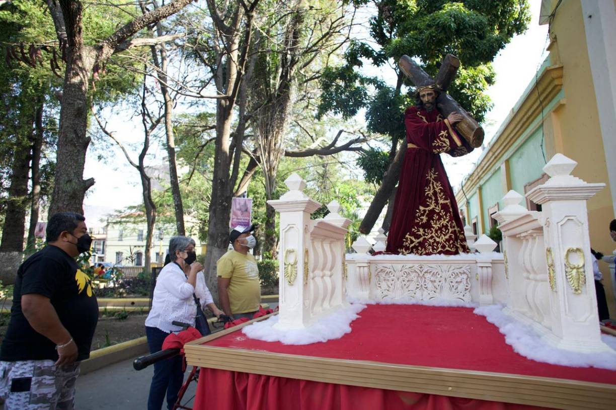 Viacrucis en Tegucigalpa. Foto: Suyapa Medios