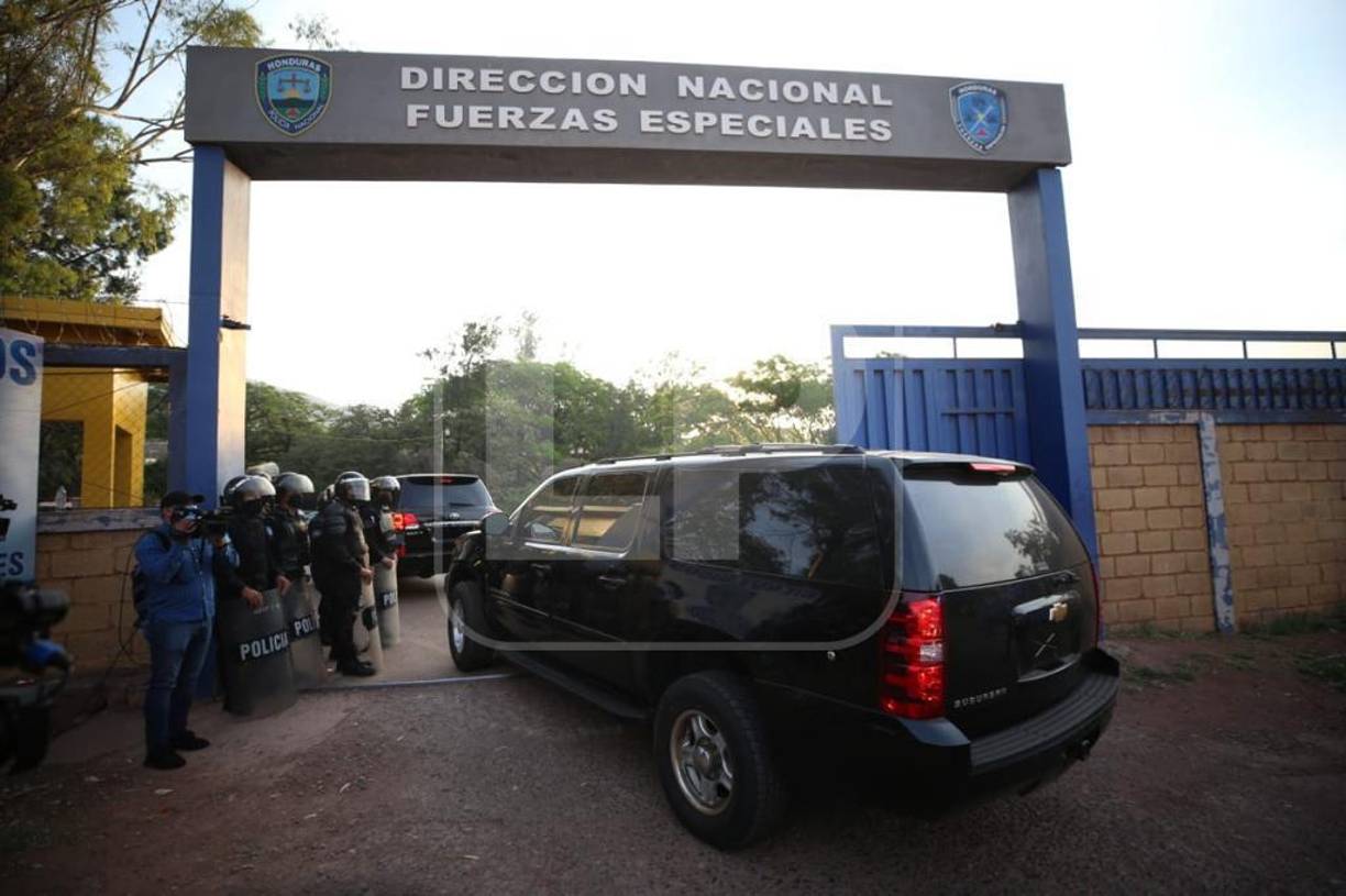 Se espera que la extradición de exmandatario se ejecute mañana jueves, sin embargo, las autoridades hondureñas aún no oficializan el día y la hora. Fotografía: Opsa / Andro Rodríguez