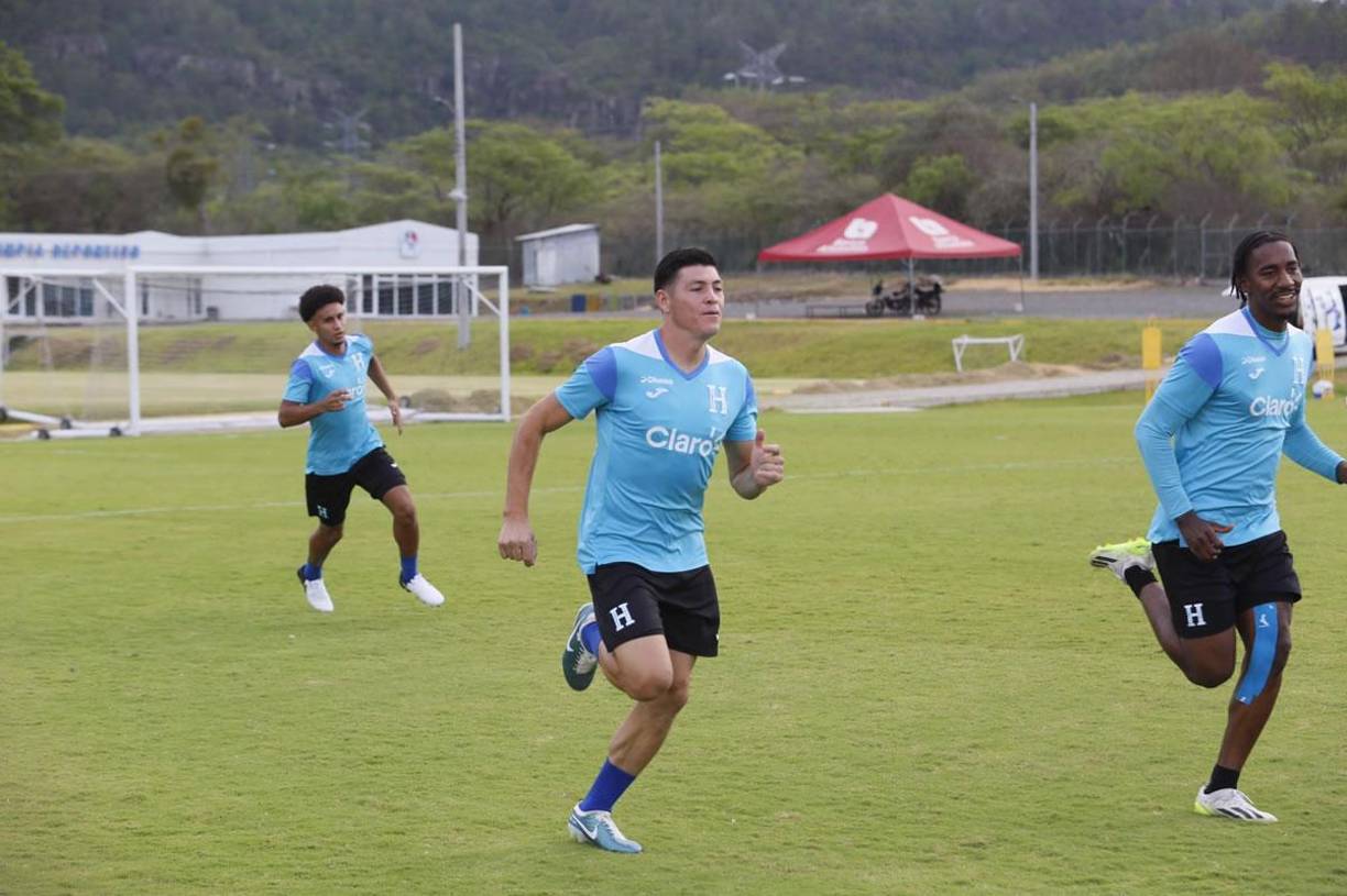 Chelito Martínez y su alegría al portar los colores de la Selección Nacional.