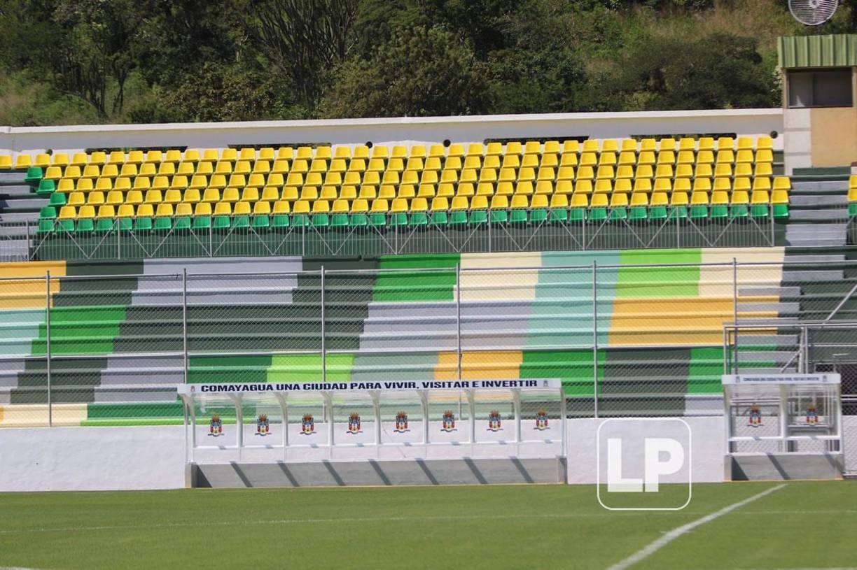 El estadio Carlos Miranda de Comayagua finalmente está listo tras una espectacular remodelación y albergará partidos del torneo Apertura 2022 de la Liga Nacional.