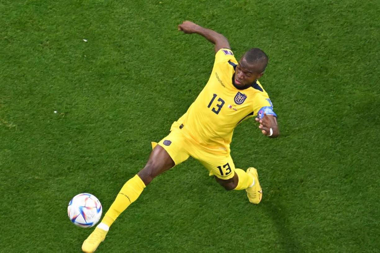 Enner Valencia con su doblete llegó a 5 goles en cuatro partidos de Copas del Mundo. Se convirtió en el máximo goleador histórico de Ecuador en Mundiales.