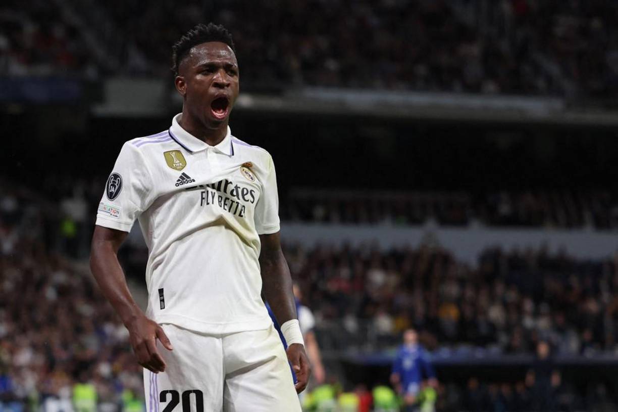 Vinicius se gastó un partidazo en el Santiago Bernabéu.