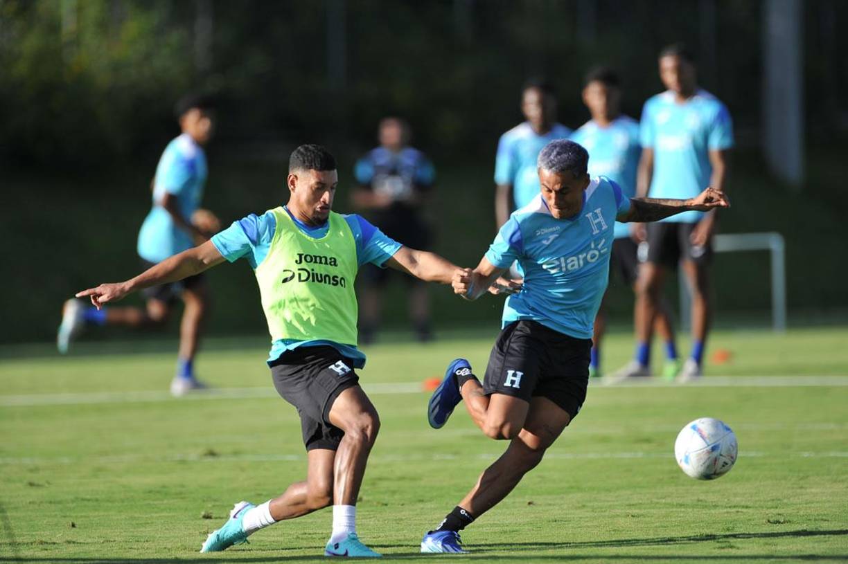 Bryan Acosta y Ándy Nájar tuvieron una sesión de mucha intensidad.