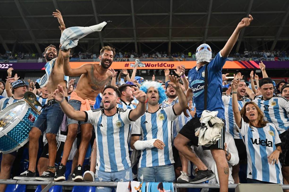 Los argentinos montaron su propia fiesta deportiva.