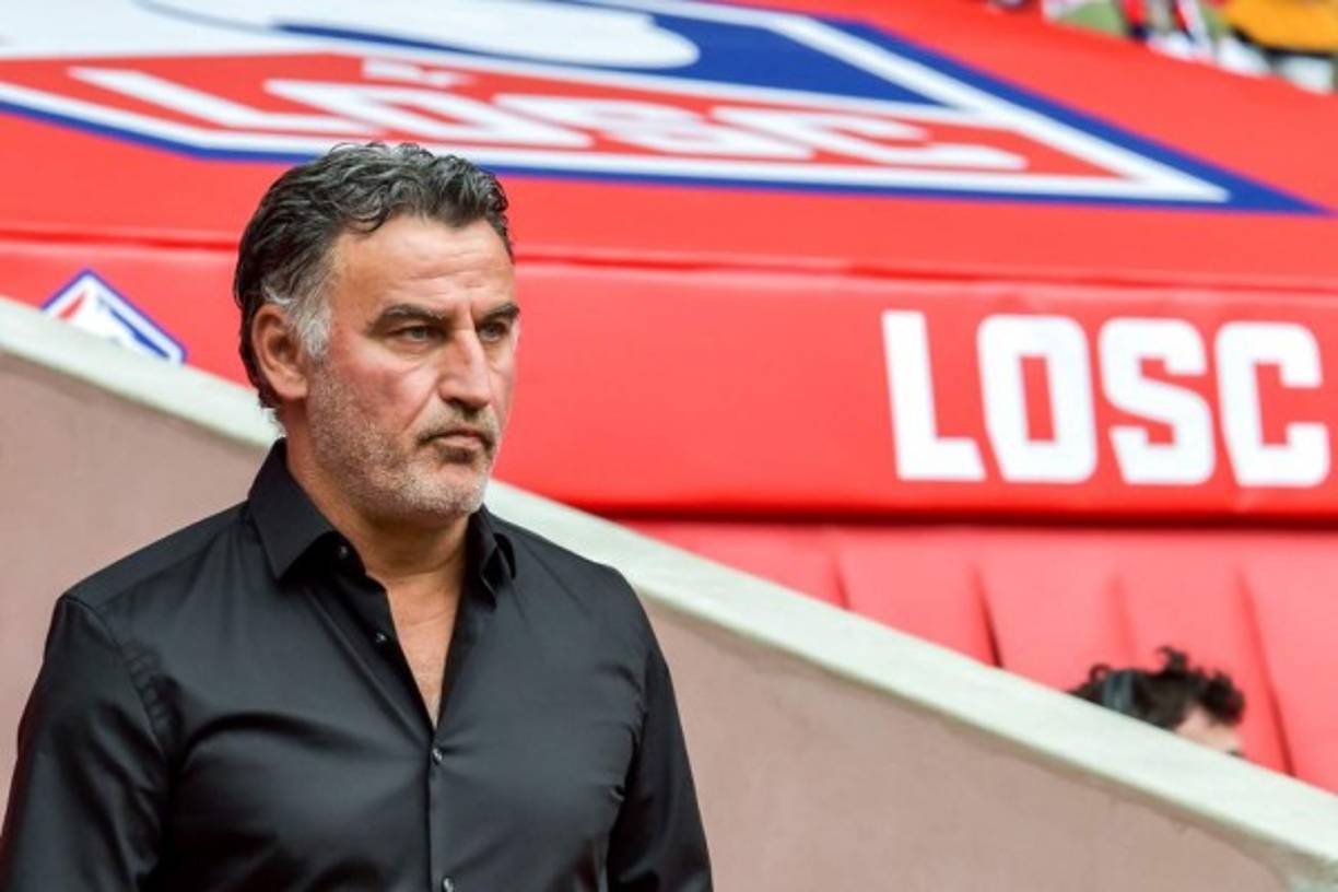 El entrenador Christophe Galtier, que el pasado domingo logró el título de la Ligue 1 con el Lille, anunció su marcha del club, en una entrevista concedida este martes al diario L'Equipe. Foto AFP.