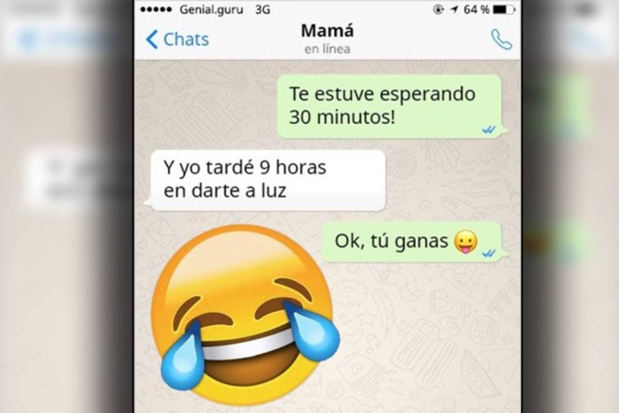 Estos padres gozan de muy buen humor y lo demuestran en las hilarantes respuestas que dieron a los mensajes que sus hijos les enviaron en Whatsapp.