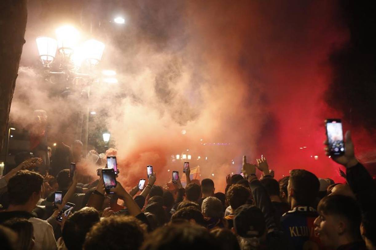 Todos los aficionados azulgranas no se quisieron perder la gran fiesta, una que no celebraban hace años.