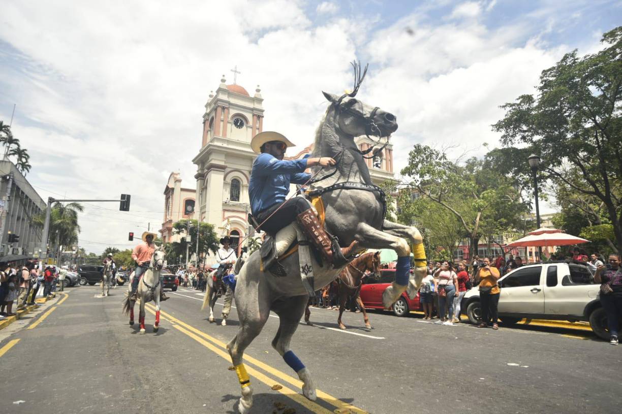 Bellezas: Las chicas que enamoraron en el desfile hípico de San Pedro Sula