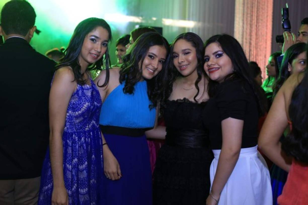 Ana Amador, Sharlene Tábora, Alexandra Moncada y Fernanda Mendoza.