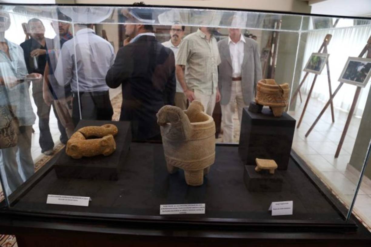 El presidente Juan Orlando Hernández quedó fascinado.