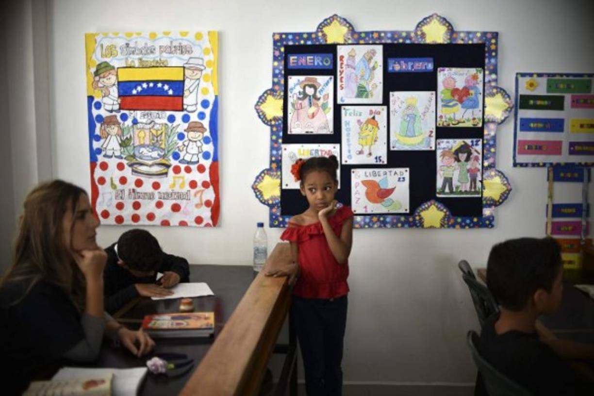 En la imagen, niños en el albergue que han tenido graves problemas de salud, incluida la desnutrición.