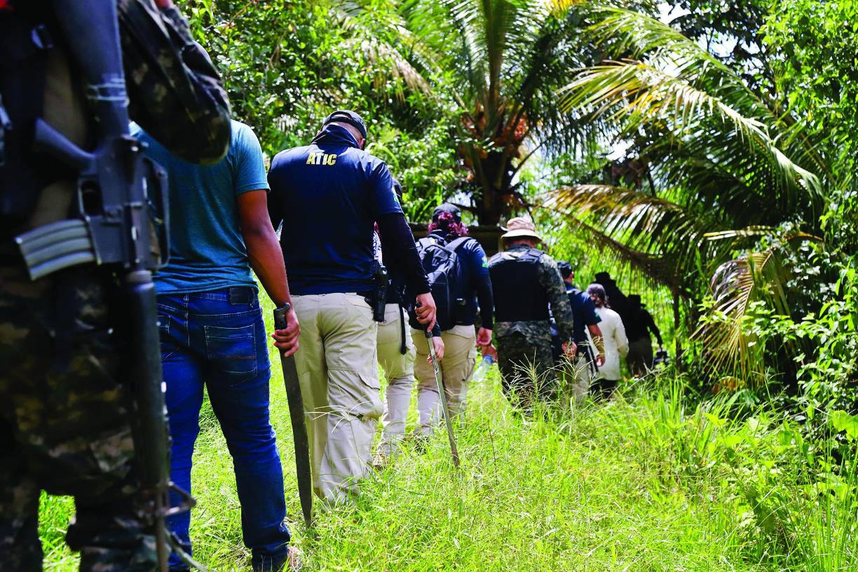 Los investigadores trabajan en encontrar narcolaboratorios donde procesan los líquidos que trasladan de la plantaciones. A esas instalaciones también llevan ya preparada la pasta base para elaborar la cocaína.