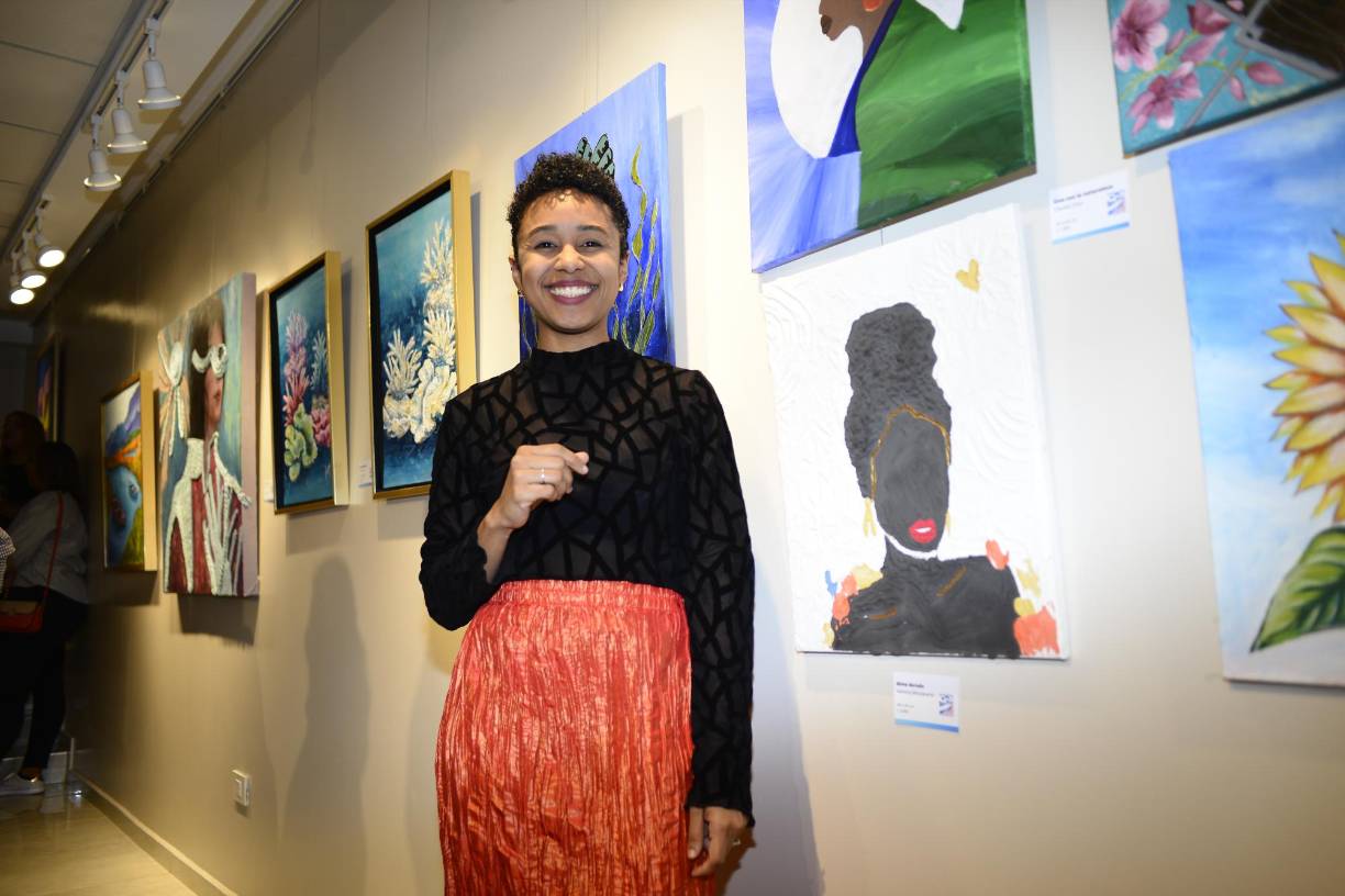 Nahomy Manzanares y su obra “Alma Dorada”